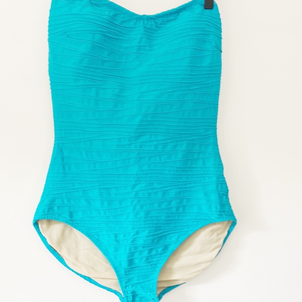 Vintage Blue One Piece Bikini